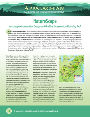 NatureScape Fact Sheet