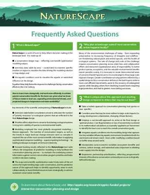 NatureScape FAQ Fact Sheet