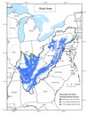 This map depicts the carbonate bedrock exposure within the study area.